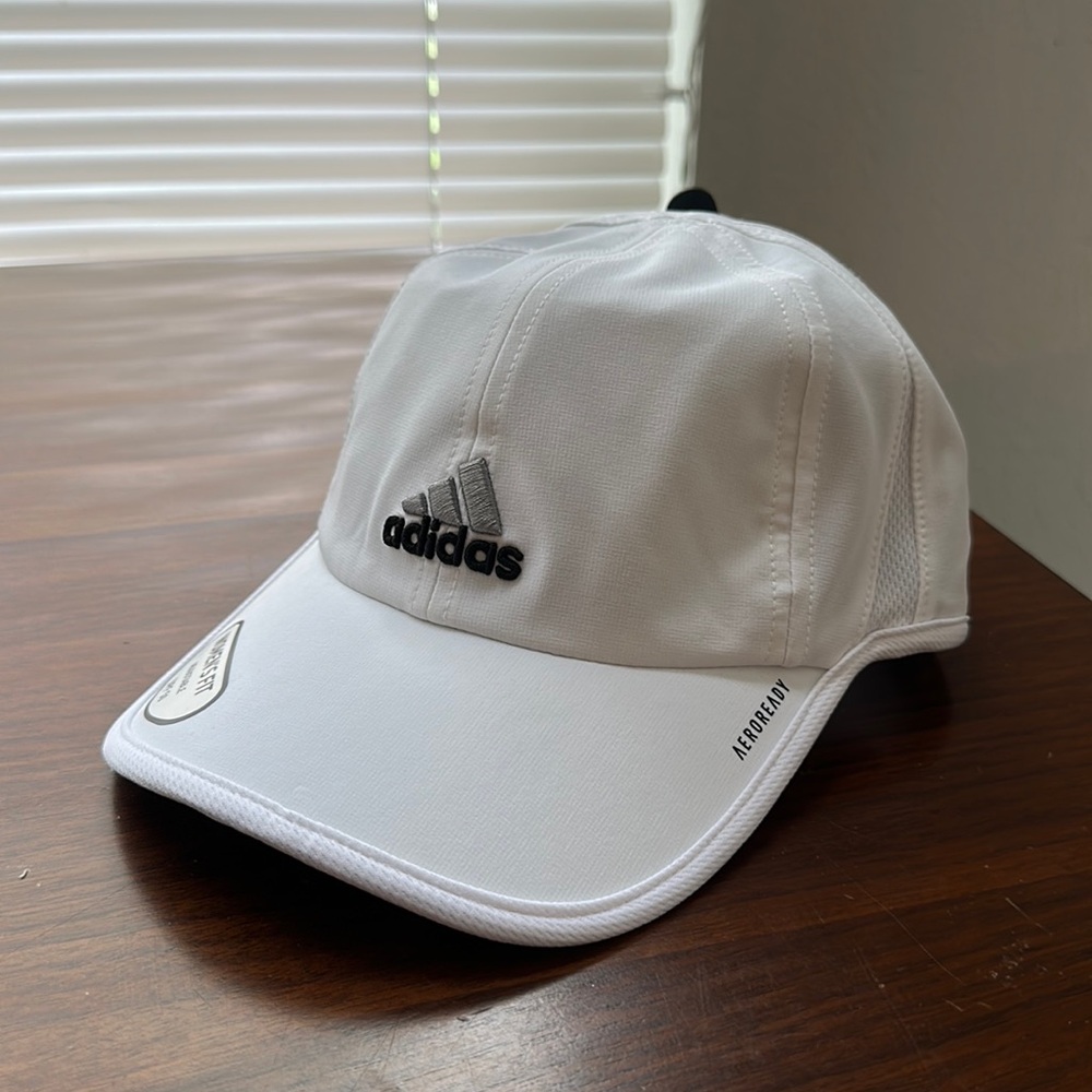 Women’s white adidas hat